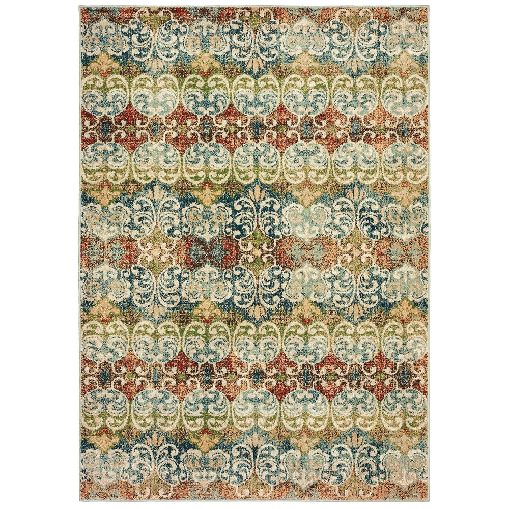 Moretti Hearth Area Rug 7341b Casual Multi Scrolls Curls Moretti Hearth Area Rug 7341b Casual