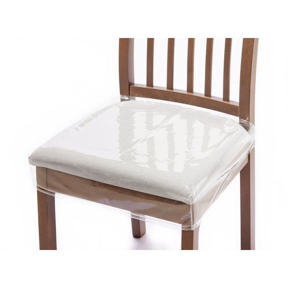 Ridgesun 4-Piece Pet-Friendly Plastic Dining Chair Slipcovers,  (20‘’W x 17‘’D x 4''H)