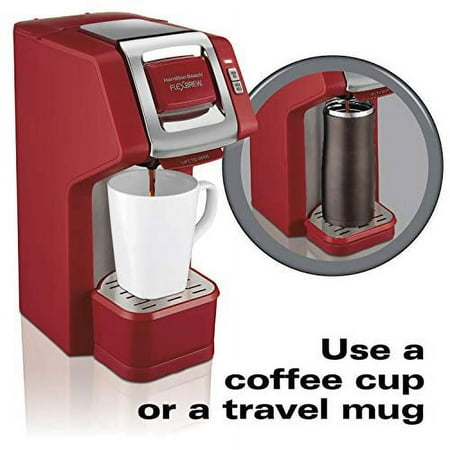 Hamilton Beach - FlexBrew Single-Serve Coffee Maker - Red