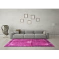 thumbnail image 3 of Ahgly Company Indoor Rectangle Persian Pink Traditional Area Rugs, 7' x 10', 3 of 4