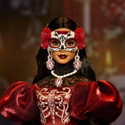 Barbie 2026 Día De Muertos Doll in Satin Mermaid Dress and Removable Calavera Mask