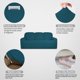 thumbnail image 5 of Funda para Sofá Reclinable Impermeable Azul Pavo Real, 5 of 8
