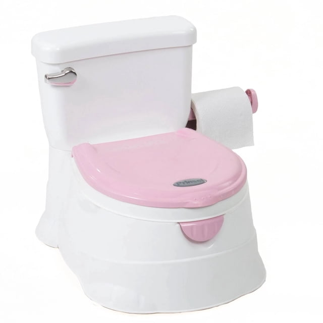 Baño Entrenador Para Bebé Prinsel Mini Toilet Portarrollo Rosa