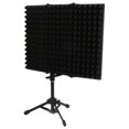 thumbnail image 2 of Microphone Isolation Cover Shield Professional 3‑Panel Pop Filter Sound Absorbing Foam, 2 of 8