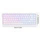 thumbnail image 5 of Teclado Compacto HE65 68 Teclas Interruptor Magnético RGB Retroiluminado para PC Laptop Rojo, 5 of 9
