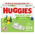 thumbnail image 1 of Toallitas para bebés HUGGIES Natural Care Sensitive 504, 1 of 9