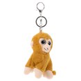 thumbnail image 1 of 1Pcs Plush Monkey Keychain Cute And Fun Golden Stuffed Animal For Backpacks, 1 of 8