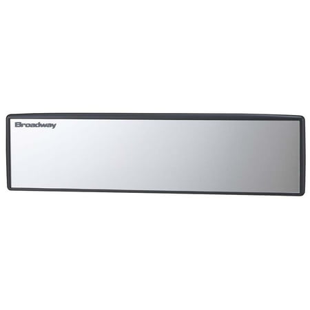 - Wide Mirror Flat 300mm Less glaring front surface coated chrome glass