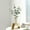 A, variant on Artificial Flower Arrangement with Vase, High-End Dining Table Decor, Creative Tabletop Flower Decoration, Ironwork & Glass Vase, Golden Appearance, Suitable for Living Room Kitchen Bathroom