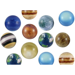 Solar System Stress Ball, 9 Piece Planet Squishies Printing Sponge Solid  Soft Balls Stress Relief Kids Toys Decorative Props