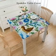 thumbnail image 2 of nygtbtfer Pastel Egg and Vinyl Flannel Backed Tablecloth - Cottage Style Egg Floral Print Vinyl Tablecloth with Flannel Backing,, 2 of 7