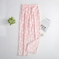 thumbnail image 4 of HKYNLAG Womens Fluffy Pajama Pants Flannel Fuzzy Fleece Cozy Lounge Pants with Pockets Winter Warm Pj Bottoms Light pink L, 4 of 7