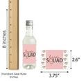 thumbnail image 7 of Big Dot of Happiness Bride Squad - Mini Wine & Champagne Bottle Label Stickers - Rose Gold Bridal Shower or Bachelorette Party Favor Gift - Set of 16, 7 of 7