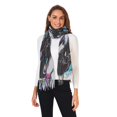 thumbnail image 2 of FORMRS Womens Scarf Winter Soft Long Big Warm Shawls Wrap Tassel Scarves, Black, 2 of 9