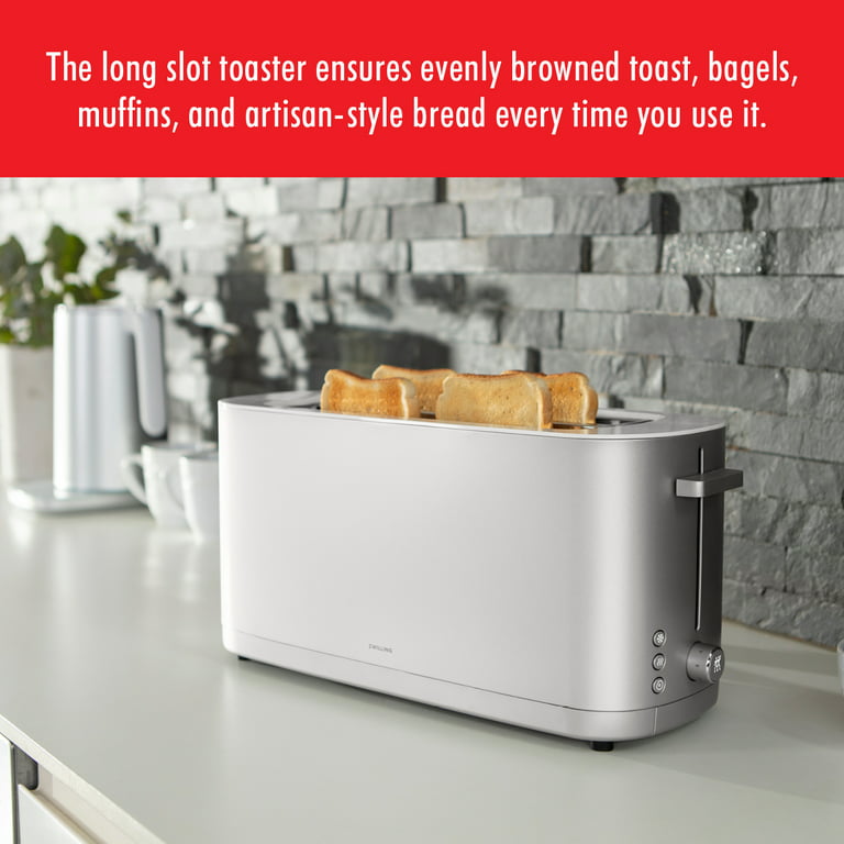 ZWILLING Enfinigy Silver 4-Slice Toaster + Reviews