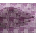 thumbnail image 5 of oneOone Viscose Chiffon Purple Fabric Floral Craft Projects Decor Fabric Printed By The Yard 42 Inch Wide, 5 of 5