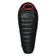 thumbnail image 1 of Saco de dormir térmico de plumón para camping, senderismo, mochilero, oficina, saco de dormir momia a presión 400g negro, 1 of 9