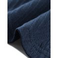 thumbnail image 6 of DARING DIVA Women's Tie Front 3/4 Sleeve Peplum Blouse XS Dark Blue, 6 of 6