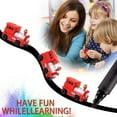 thumbnail image 2 of FEOLGEHLY Magic Track Cars Toy Vehicle, Inductive Car That Follows Drawn Black Lines, Educational Scribing Small Stem Toy with Marker Pen, Automatic Induction Road Marking Train Children's Toy, 2 of 8