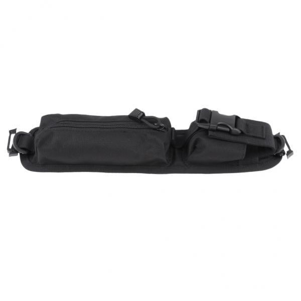 2x Riñonera Camping Bolsa Compacta Impermeable para Viajes Mochileros Escalada Deporte