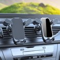 thumbnail image 1 of Soporte para teléfono capino para coche [Súper estable y fácil] Clip de ventilación mejorado para teléfono de coche, compatible con todos los teléfonos móviles, soporte para coche para iPhone, cunas, 1 of 8