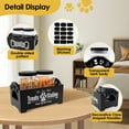 thumbnail image 2 of Wood Dog Treat Container With Jars and Stickers Anti Deformation Space Saving Dog Treat Organizer Decorative Easy to Clean Dog Treat Station for Countertop, 2 of 8