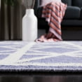 thumbnail image 5 of Safavieh Dhurries Anne Geometric Area Rug, Purple/Ivory, 6' x 9', 5 of 11