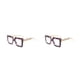thumbnail image 1 of Qarigey Gafas de lectura con lentes antiazules, montura grande para mujer, gafas de lectura con luz azul, hipermetropía, diseño elegante, Type1 NO1, 1 of 6