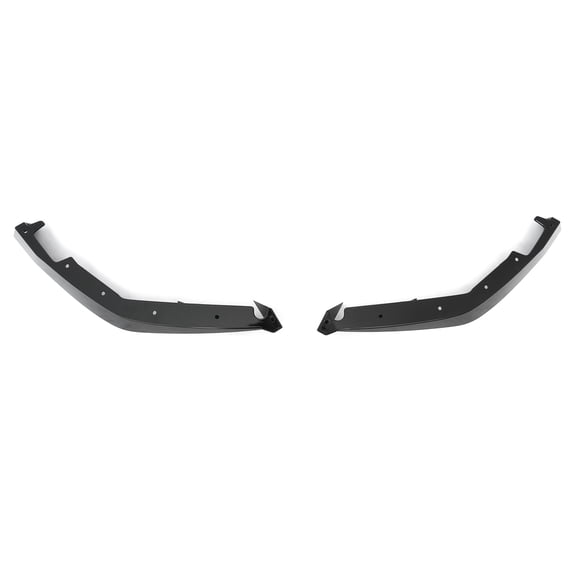 Ikon Motorsports Rear Bumper Aprons Fits 2023-2026 Toyota GR Corolla, AS Style Gloss Black ABS, Rear Lower Spats Winglet Valance Splitters Pair