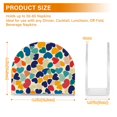 thumbnail image 4 of Yayeee Napkin Holder for Table Kitchen Paper Tissue Organization, Colorful Clover Pattern, 4 of 8