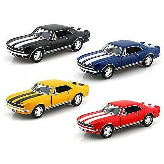 Set of 4: 5" Kinsmart 1967 Chevrolet Camaro Z/28 diecast model chevy toy 1:37
