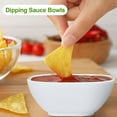 thumbnail image 4 of Lsupdaol 6 Pack 4.5 oz Small Wheat Straw Dipping Bowls Unbreakable Dessert Bowls Soy Sauce Dishes 3.7 x 3.7 x 1.5 Mini Prep Saucer Dipping Saucers for Side Dish Ketchup Soy Dessert Snack(White), 4 of 7