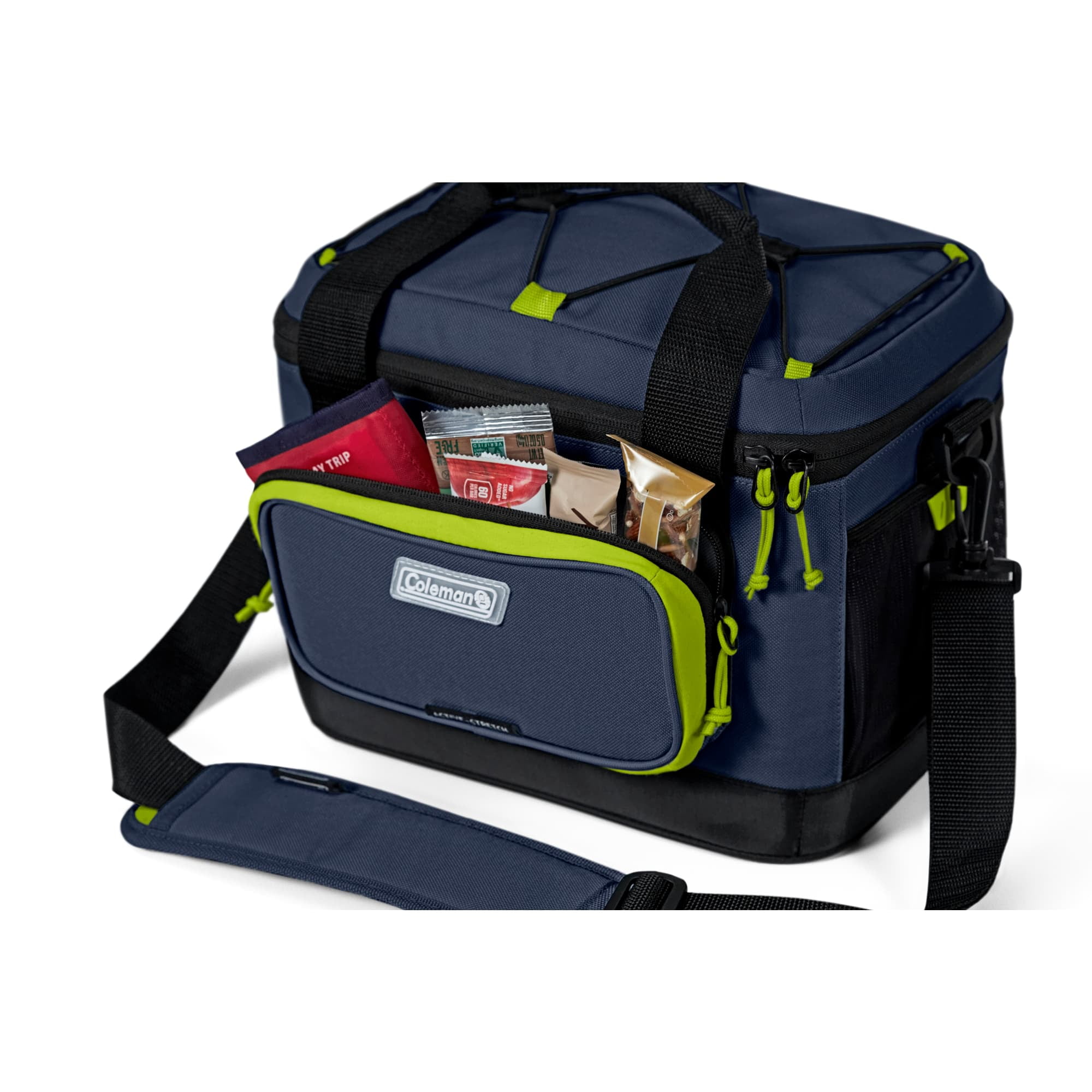 Coleman Soft Cooler 16 Cans Spider Mum Blue Insulated with