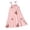 X5 Pink, variant on Bysome Girls Dress Flower Print Sleeveless Square Neck Dresses Comfortable Girls Dress Size 3-4 Years Pink