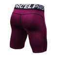 thumbnail image 2 of Mens Compression Shorts Letter Print Shorts Bodybuilding Men Shorts Fitness Tights Elasitc Waist Shorts, 2 of 13