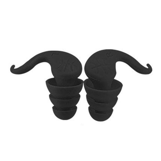 CSChome Reusable Ear Plugs Swimming Ear Plugs 1 Pair Waterproof Silicone Washable Reusable Noise Reduction Work Study Sleeping Bathing Surfing Watersports