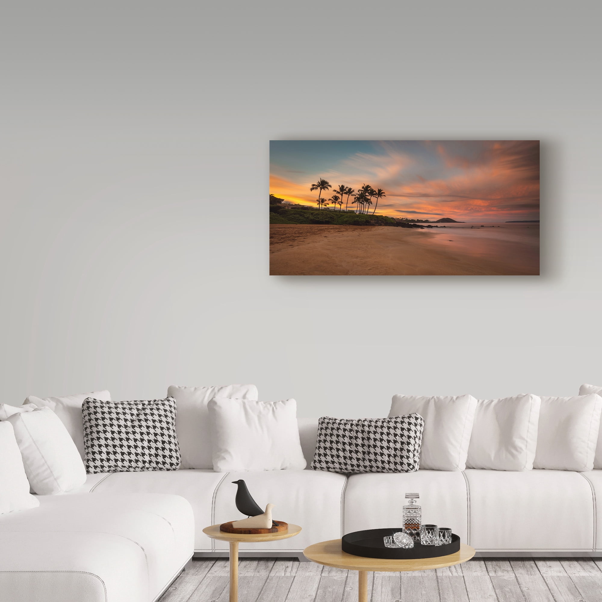 Trademark Fine Art 'Maui Island Sunrise' Canvas Art by Pierre Leclerc