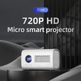 thumbnail image 2 of T100 Mini Projector 720P Simultaneous Screen Model 36"-150" Screen Size/1-3m, 2 of 8