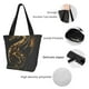 thumbnail image 4 of Balery Golden Dragon Tattoo Art Bolsa de Hombro con Diseño, Bolsa Grande y Duradera, Bolsa Versátil para Compras, 4 of 6