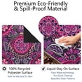 thumbnail image 4 of Paisley Mahjong Mat for Table, 31.5*31.5in Anti Slip American Mahjong Table Cloth, Noise Reduction, Neoprene Mah jongg Mat with Carrying Bag & 3 Dices, Mahjong Accessories Gift, Board Tile Games Mats, 4 of 7
