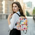 thumbnail image 6 of FORMRS Mini Backpack Purse for Women Travel Daypack Casual Shoulder Bag, Colorful Circles, 6 of 7