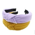 thumbnail image 4 of Yokua Knotted Headband Women Fabric Knitted Wide Hairband for Face Washing Daily Use, 4 of 21
