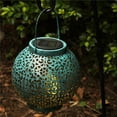 thumbnail image 3 of TDA Trading - Farol solar grande para colgar en el jardín, luces de exterior de metal, impermeable, lámpara de mesa LED, iluminación paisajística para exteriores, patios, porches, caminos,, 3 of 5