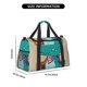 thumbnail image 3 of Easygdp Cool Dino Playing Skateboard Bolsa de Gimnasio, Bolsa de Viaje Duffel, Bolsa de Fin de Semana con Compartimentos, Bolsa de Mano para Noche, 3 of 7