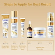 Collagen Skin Care Set, Facial Skin Care Set with Collagen Extract, Hydrating, Soothing, Valentine's Day and Holiday Set