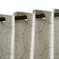 thumbnail image 3 of Impressions Rowallan Jacquard Curtains Set of 2 with Grommet Top Header, 3 of 4