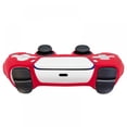 thumbnail image 3 of Silicone Skin Cover Protector Case For PlayStation 5 DualSense Wireless Controller With 6 Black Thumb Grip Caps, Anti-Slip Silicone Soft Rubber Case Protector For PS5 Red, 3 of 6