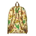 thumbnail image 3 of Minimalist Succulent Backpack, Oxford Build with Clean Lines, Great for Back-to-School Season Gift, 3 of 5