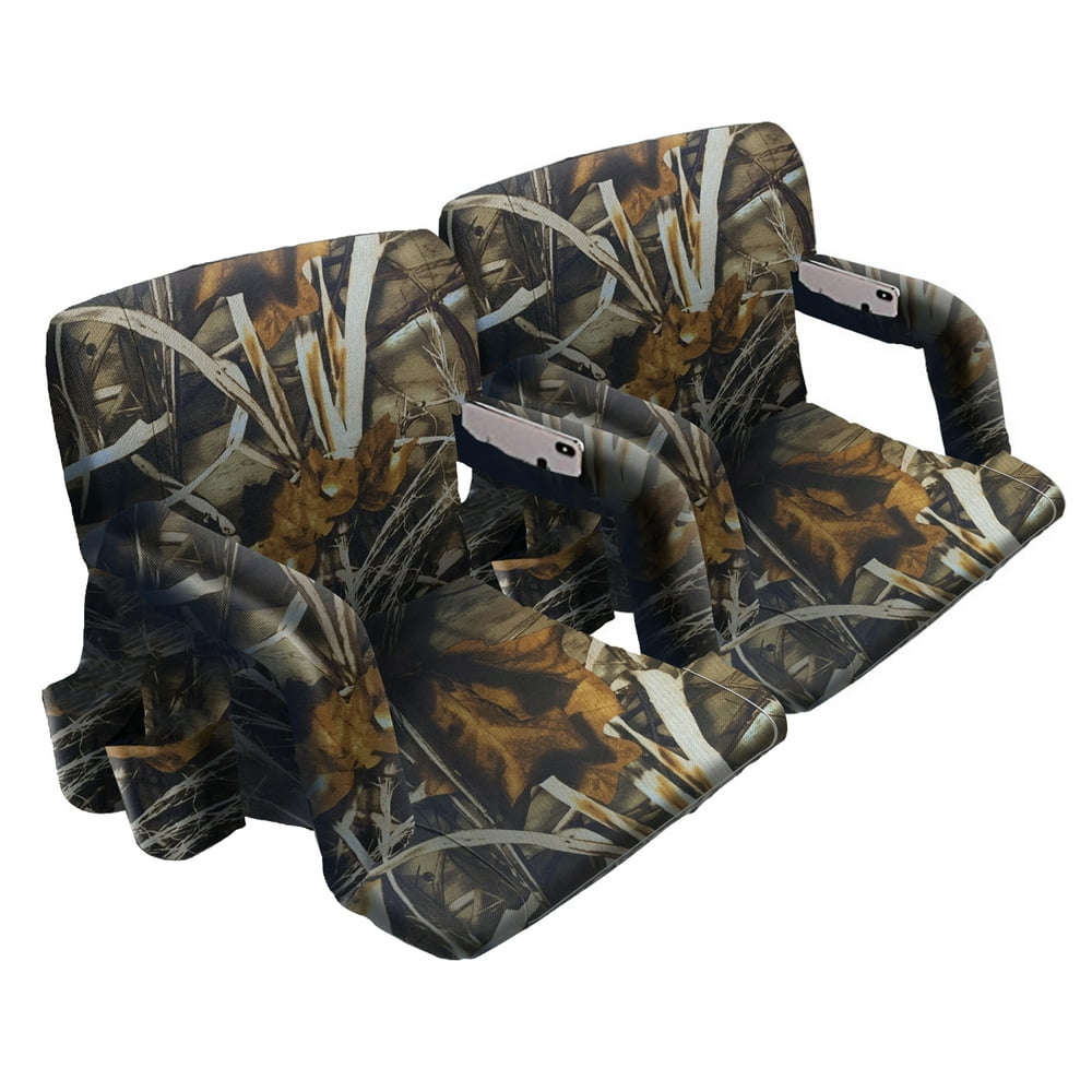 Seamander Large Size Foldable Stadium Seat Chair for Bleacher Padded