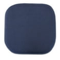 thumbnail image 5 of Honeycomb Memory Foam Chair Cushion Pad 16" x 16" Non-Slip Back 4 Pack Navy, 5 of 8